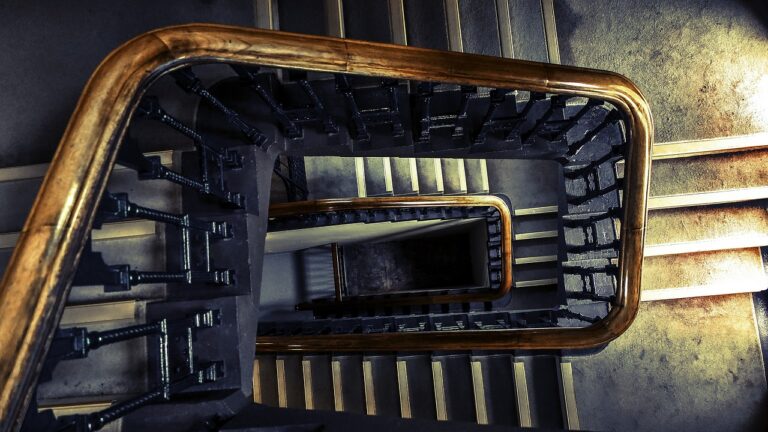 stairs, architecture, indoors